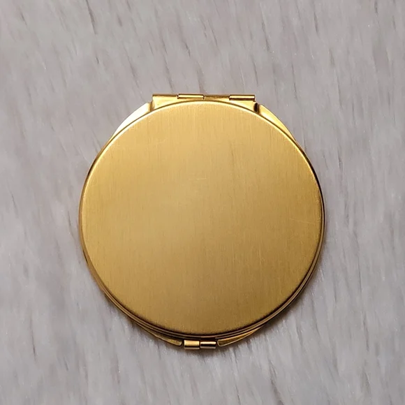 Vintage Rhinestone Double Mirror Compact